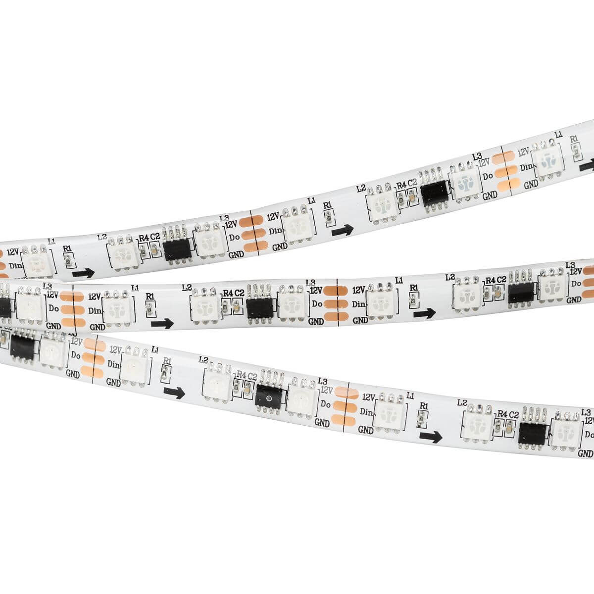 Светодиодная влагозащищенная лента Arlight 14,4W/m 60LED/m 5060SMD разноцветная 5M SPI-SE-B60-10mm 12V RGB-PX3 026366(2), Белый, 026366(2) SPI герметичная
Светодиодная влагозащищенная лента Arlight 14,4W/m 60LED/m 5060SMD разноцветная 5M SPI-SE-B60-10mm 12V RGB-PX3 026366(2), Белый, 026366(2) SPI герметичная