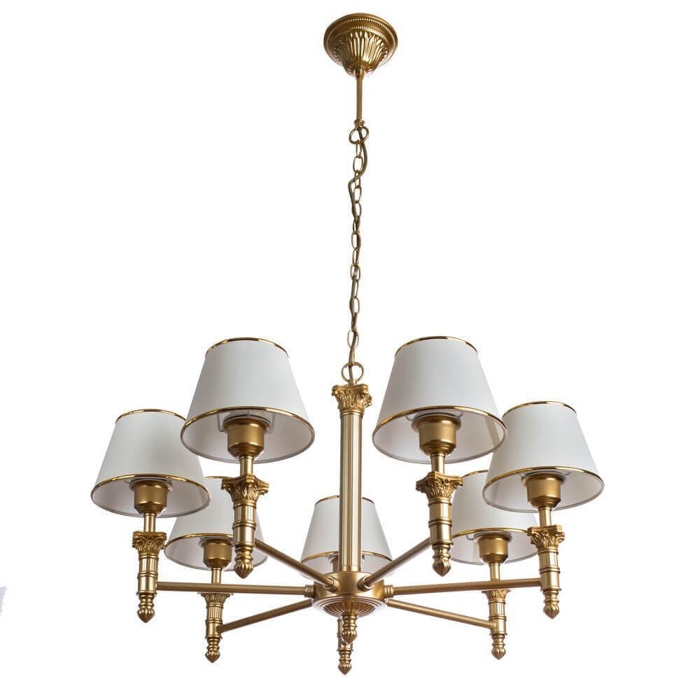 Люстра Arte Lamp, Белый, A9185LM-7SG Liguria 
Люстра Arte Lamp, Белый, A9185LM-7SG Liguria