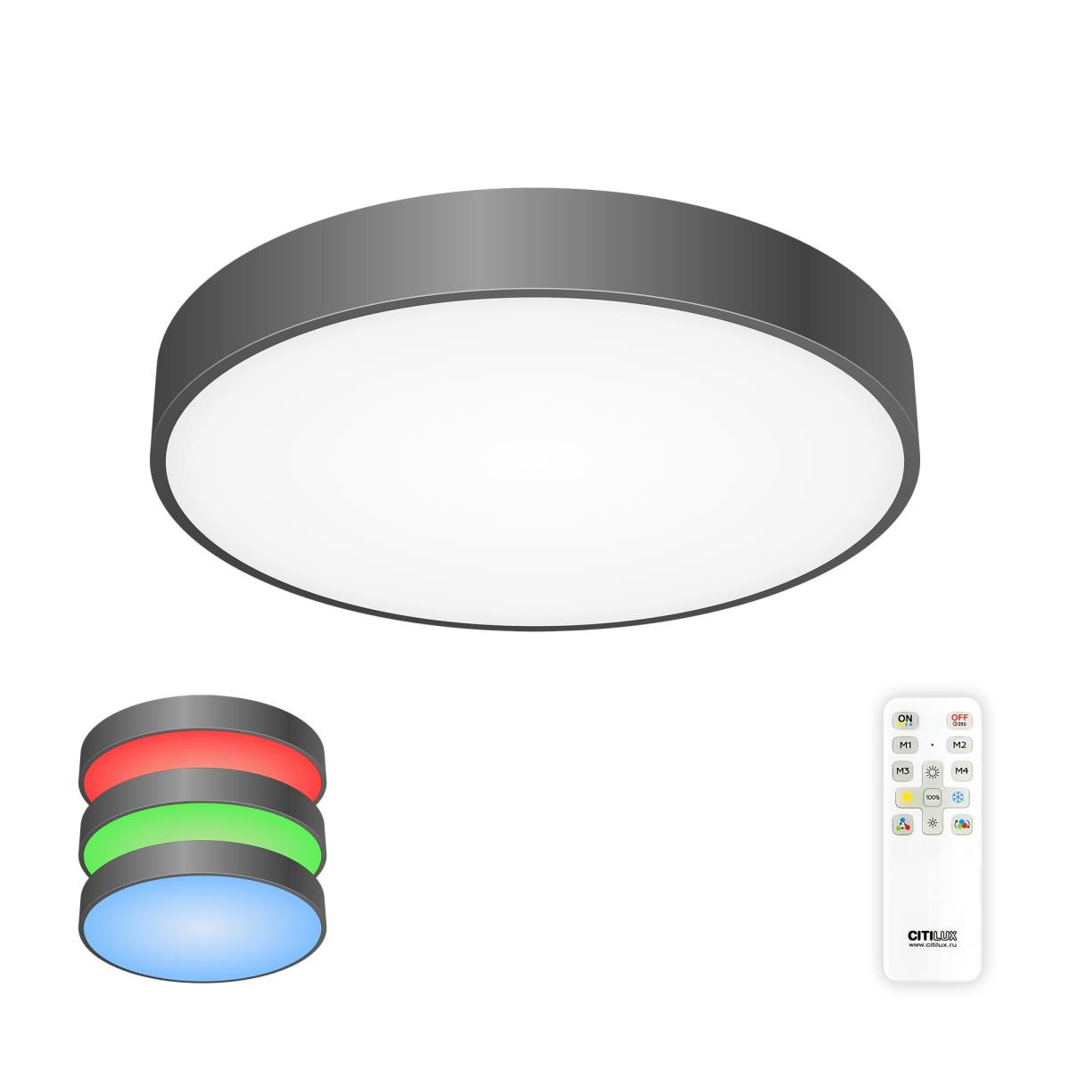 Потолочный светодиодный светильник с пультом ДУ Citilux Купер RGB Черный CL72470G1, CL72470G1 Купер
Потолочный светодиодный светильник с пультом ДУ Citilux Купер RGB Черный CL72470G1, CL72470G1 Купер