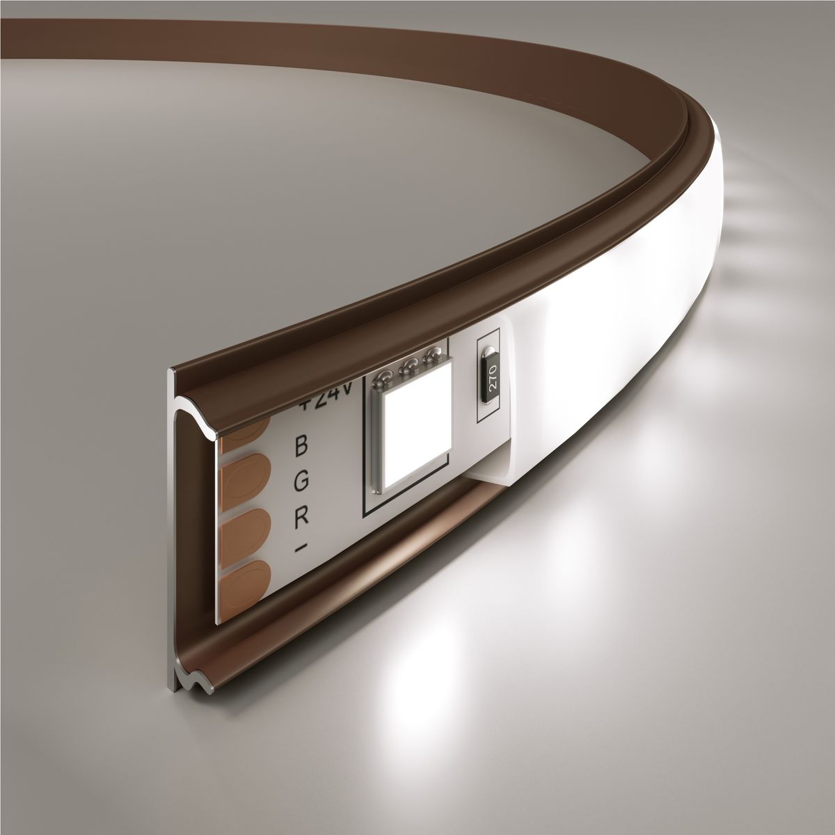 Профиль гибкий алюминиевый с рассеивателем Elektrostandard LL-2-ALP012 a053632, Латунь, 4690389170522 LL-2-ALP012
Профиль гибкий алюминиевый с рассеивателем Elektrostandard LL-2-ALP012 a053632, Латунь, 4690389170522 LL-2-ALP012
