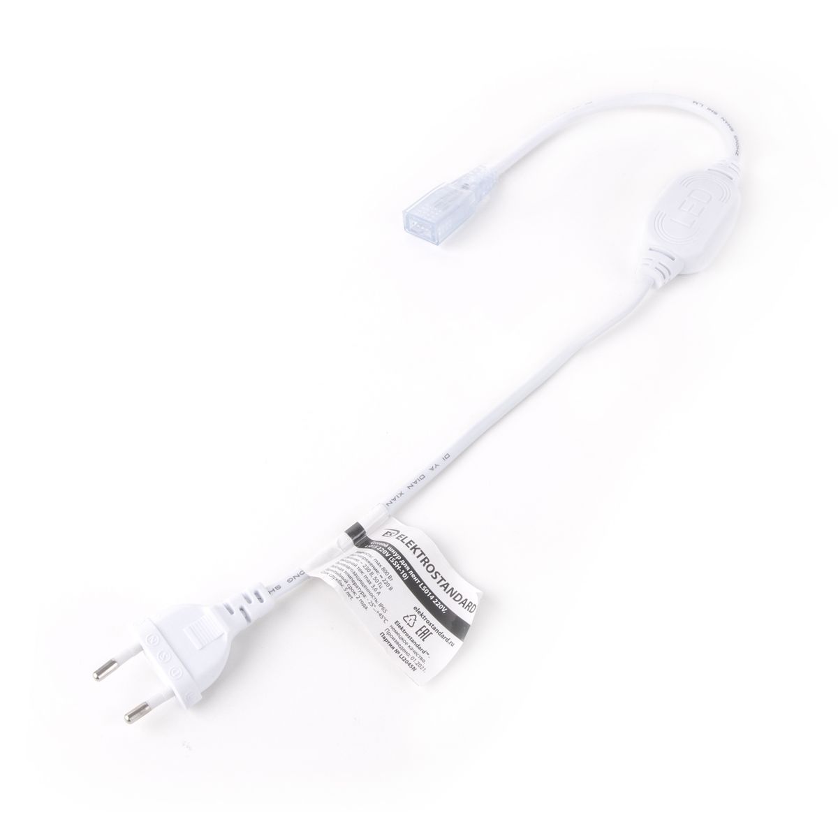 Сетевой шнур для светодиодной ленты Elektrostandard LS014 220V, LS015 220V SSH-10 a053642, Белый, 4690389170980 SSH-10
Сетевой шнур для светодиодной ленты Elektrostandard LS014 220V, LS015 220V SSH-10 a053642, Белый, 4690389170980 SSH-10