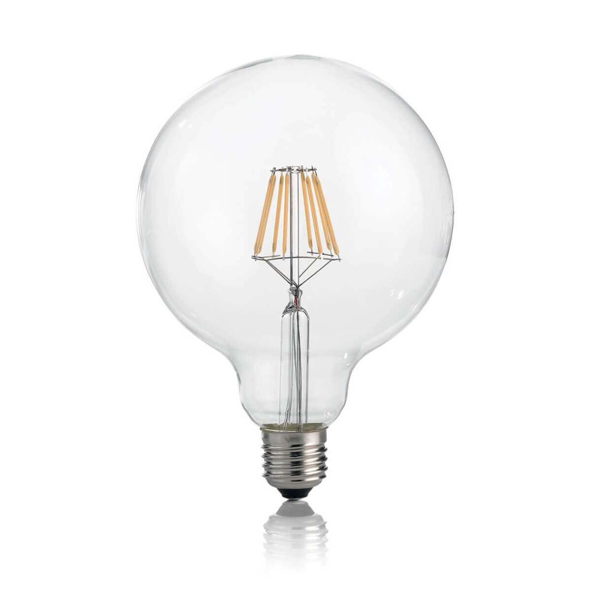 Лампа светодиодная филаментная Ideal Lux E27 8W 3000K шар прозрачная 101347, Прозрачный, E27 08W Globo D125 Trasp 3000K Lampadina
Лампа светодиодная филаментная Ideal Lux E27 8W 3000K шар прозрачная 101347, Прозрачный, E27 08W Globo D125 Trasp 3000K Lampadina