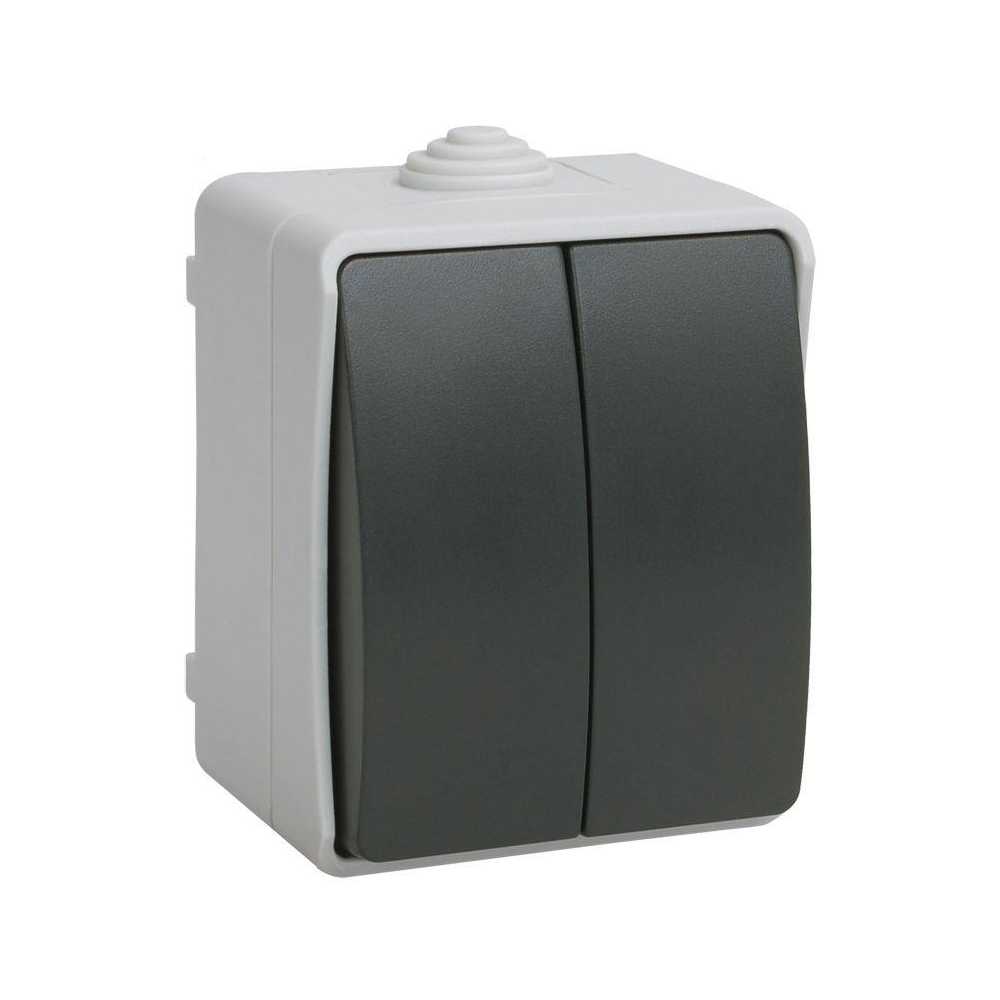 Выключатель двухклавишный IEK Fors серый EVS20-K03-10-54-DC, EVS20-K03-10-54-DC Fors серый
Выключатель двухклавишный IEK Fors серый EVS20-K03-10-54-DC, EVS20-K03-10-54-DC Fors серый