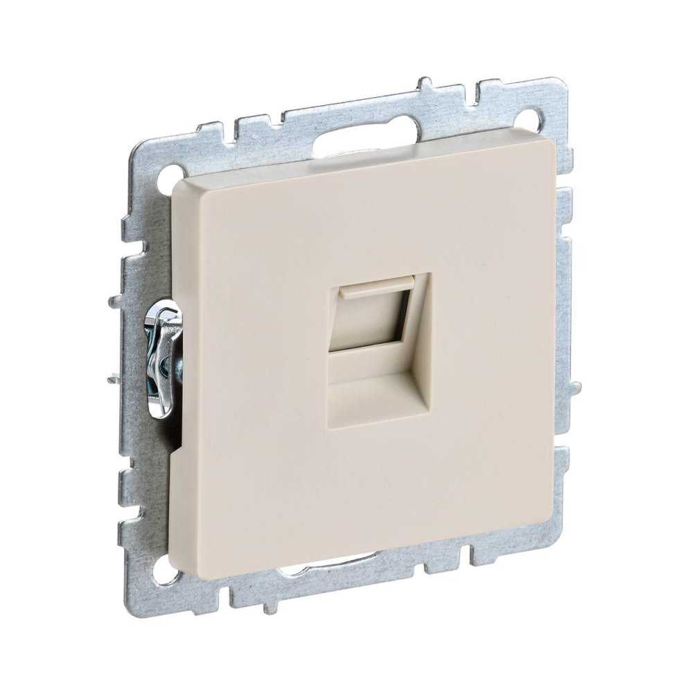 Розетка компьютерная RJ45 IEK Brite кат.5E бежевая BR-K10-1-K10, Бежевый, BR-K10-1-K10 Brite бежевая
Розетка компьютерная RJ45 IEK Brite кат.5E бежевая BR-K10-1-K10, Бежевый, BR-K10-1-K10 Brite бежевая