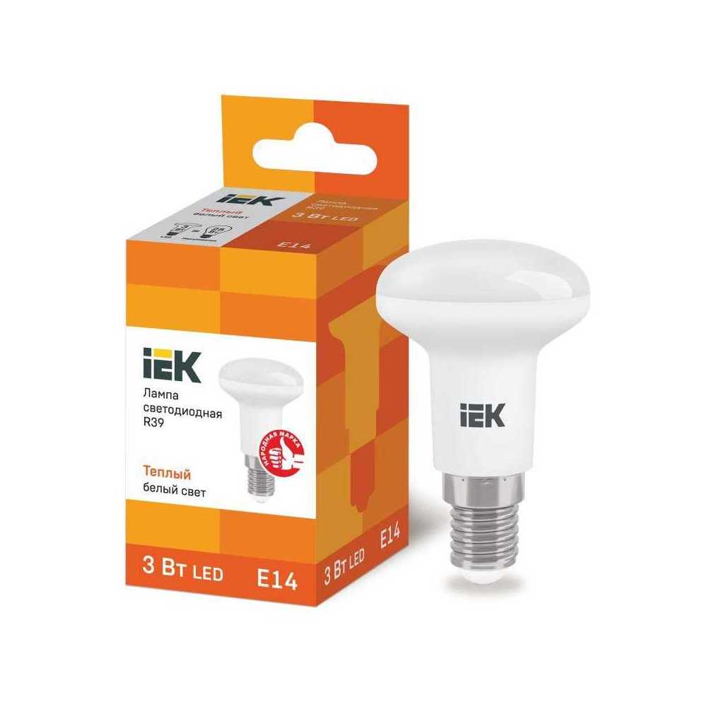 Лампа светодиодная IEK E14 3W 3000K матовая LLE-R39-3-230-30-E14, Матовый, LLE-R39-3-230-30-E14 Lighting Eco LLE-R
Лампа светодиодная IEK E14 3W 3000K матовая LLE-R39-3-230-30-E14, Матовый, LLE-R39-3-230-30-E14 Lighting Eco LLE-R