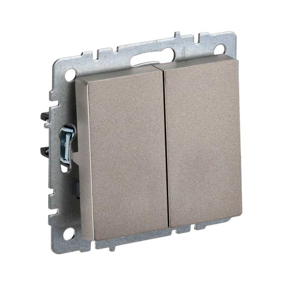 Выключатель двухклавишный IEK Brite шампань BR-V20-0-10-K37, BR-V20-0-10-K37 Brite шампань
Выключатель двухклавишный IEK Brite шампань BR-V20-0-10-K37, BR-V20-0-10-K37 Brite шампань