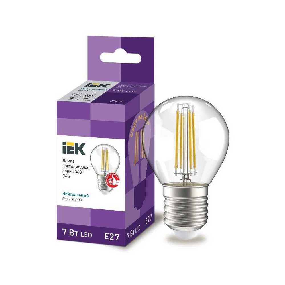Лампа светодиодная филаментная IEK E27 7W 4000K прозрачная LLF-G45-7-230-40-E27-CL, Прозрачный, LLF-G45-7-230-40-E27-CL Lighting LLF-G45
Лампа светодиодная филаментная IEK E27 7W 4000K прозрачная LLF-G45-7-230-40-E27-CL, Прозрачный, LLF-G45-7-230-40-E27-CL Lighting LLF-G45