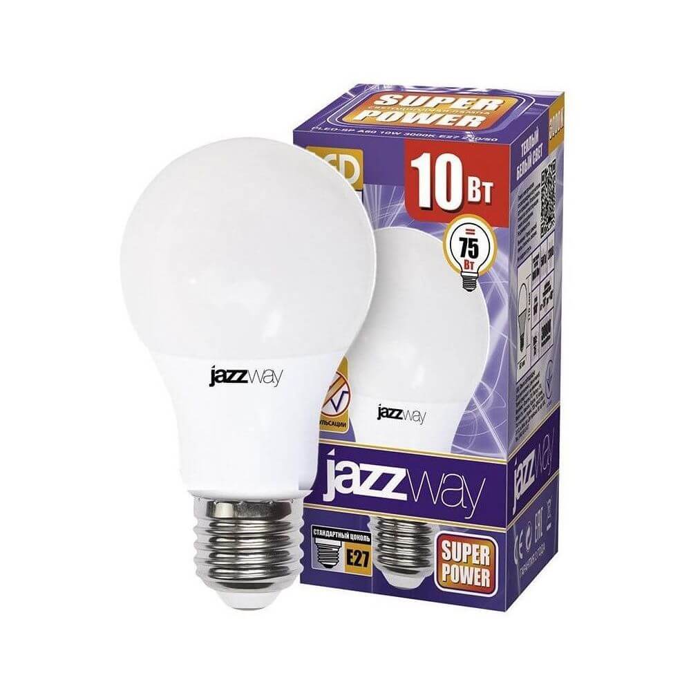 Лампа светодиодная Jazzway E27 10W 3000K матовая 1033697, Матовый, 1033697 PLED-SP A60
Лампа светодиодная Jazzway E27 10W 3000K матовая 1033697, Матовый, 1033697 PLED-SP A60
