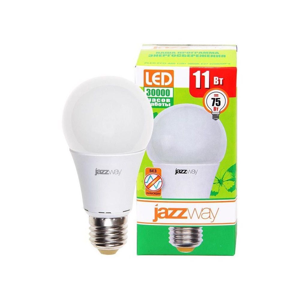 Лампа светодиодная Jazzway E27 11W 3000K матовая 1033208, Матовый, 1033208 PLED-ECO-A60
Лампа светодиодная Jazzway E27 11W 3000K матовая 1033208, Матовый, 1033208 PLED-ECO-A60