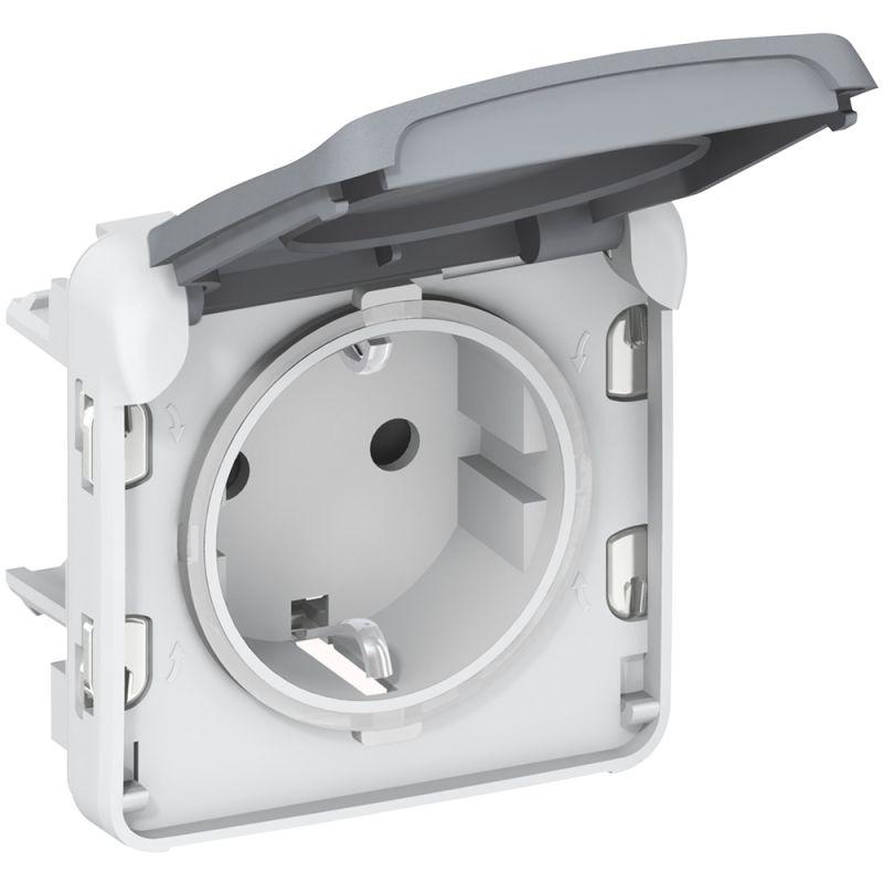 Розетка 2К+З Legrand Plexo 16A 250V с крышкой немецкий стандарт серая 069571, Серый, 069571 Plexo
Розетка 2К+З Legrand Plexo 16A 250V с крышкой немецкий стандарт серая 069571, Серый, 069571 Plexo