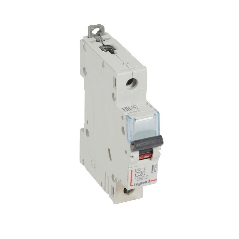 Выключатель автоматический модульный Legrand DX3-E 6000 1П 20А 6кА AC 407264, Белый, 407264 DX3-E
Выключатель автоматический модульный Legrand DX3-E 6000 1П 20А 6кА AC 407264, Белый, 407264 DX3-E