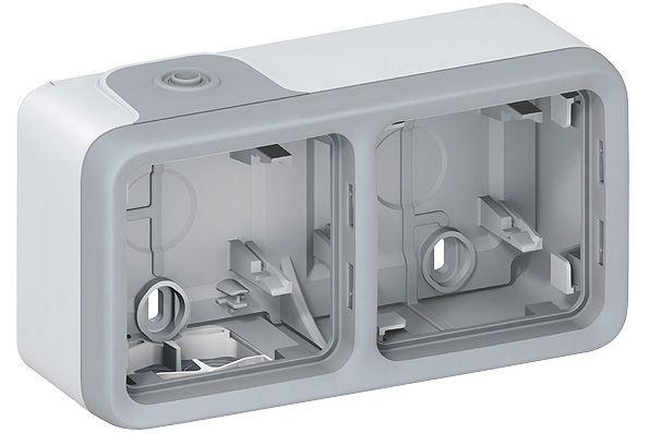 Коробка для накладного монтажа 2-постовая Legrand Plexo серая 069672, Серый, 069672 Plexo
Коробка для накладного монтажа 2-постовая Legrand Plexo серая 069672, Серый, 069672 Plexo