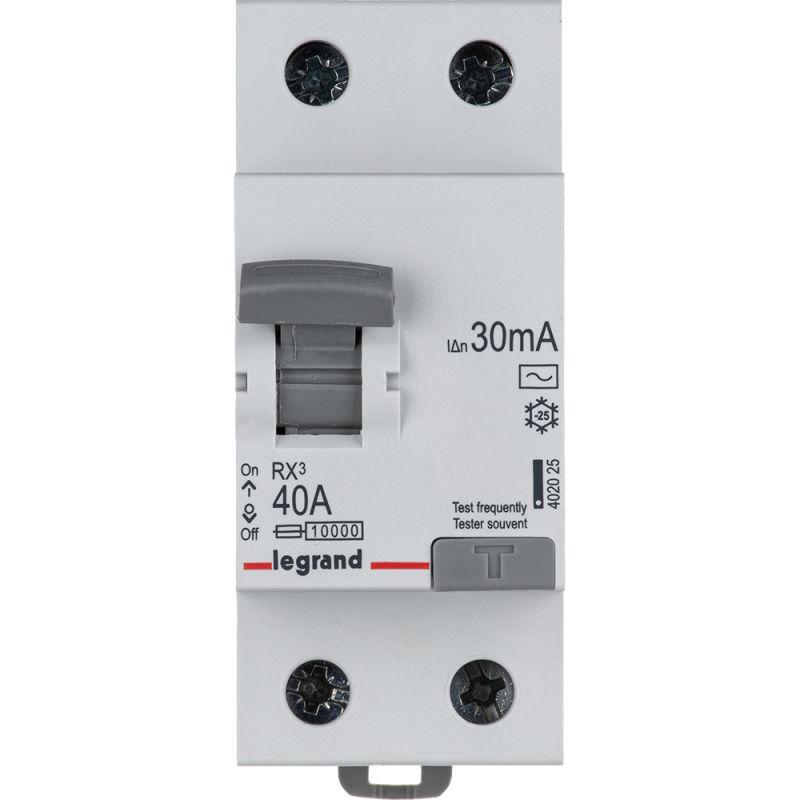 Выключатель дифференциального тока Legrand RX3 2П 40А 30мА AC 402025, Белый, 402025 RX3
Выключатель дифференциального тока Legrand RX3 2П 40А 30мА AC 402025, Белый, 402025 RX3