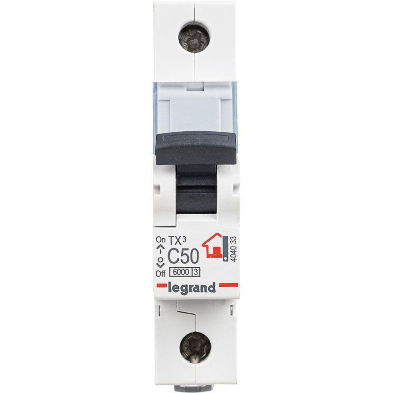 Выключатель автоматический модульный Legrand TX3 6000 1П 50А 6кА AC 404033, Белый, 404033 TX3
Выключатель автоматический модульный Legrand TX3 6000 1П 50А 6кА AC 404033, Белый, 404033 TX3