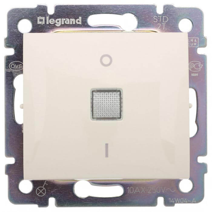 Переключатель одноклавишный двухполюсный Legrand Valena 10A 250V с подсветкой слоновая кость 774349, 774349 Valena
Переключатель одноклавишный двухполюсный Legrand Valena 10A 250V с подсветкой слоновая кость 774349, 774349 Valena