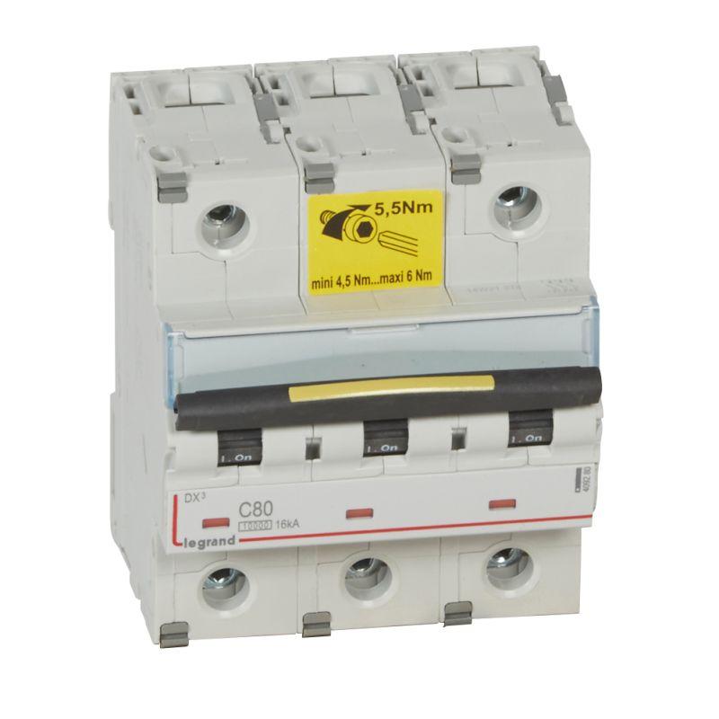 Выключатель автоматический модульный Legrand DX3 10000 3П 80А 6кА AC 409280, Белый, 409280 DX3
Выключатель автоматический модульный Legrand DX3 10000 3П 80А 6кА AC 409280, Белый, 409280 DX3