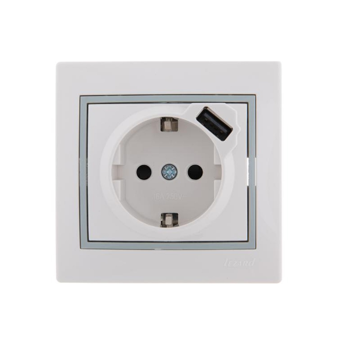 Розетка с зазем. + USB-разъём Lezard Mira белая с сер. вст. 701-0215-181, Белый, 701-0215-181 Mira ()
Розетка с зазем. + USB-разъём Lezard Mira белая с сер. вст. 701-0215-181, Белый, 701-0215-181 Mira ()