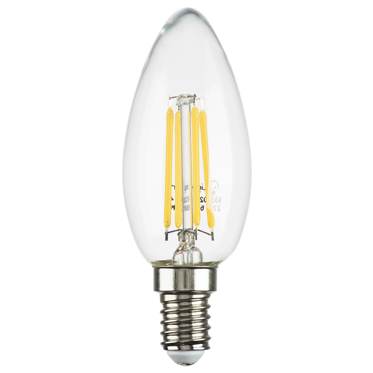 Лампа светодиодная филаментная Lightstar LED Filament E14 6W 4000K свеча прозрачная 933504, Прозрачный, 933504 LED Filament
Лампа светодиодная филаментная Lightstar LED Filament E14 6W 4000K свеча прозрачная 933504, Прозрачный, 933504 LED Filament