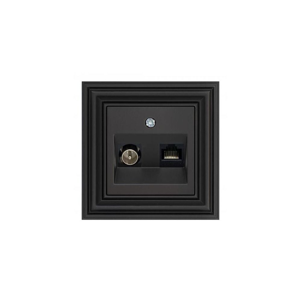 Розетка RJ45/TV Liregus Epsilon черный матовый 29-234, 29-234 Epsilon черный матовый ()
Розетка RJ45/TV Liregus Epsilon черный матовый 29-234, 29-234 Epsilon черный матовый ()