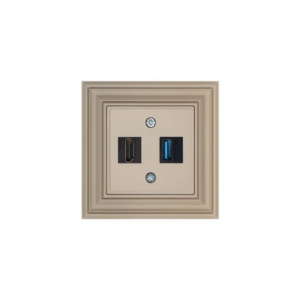 Розетка HDMI/USB Liregus Retro кремовый омбре 29-140, 29-140 Retro кремовый омбре ()
Розетка HDMI/USB Liregus Retro кремовый омбре 29-140, 29-140 Retro кремовый омбре ()