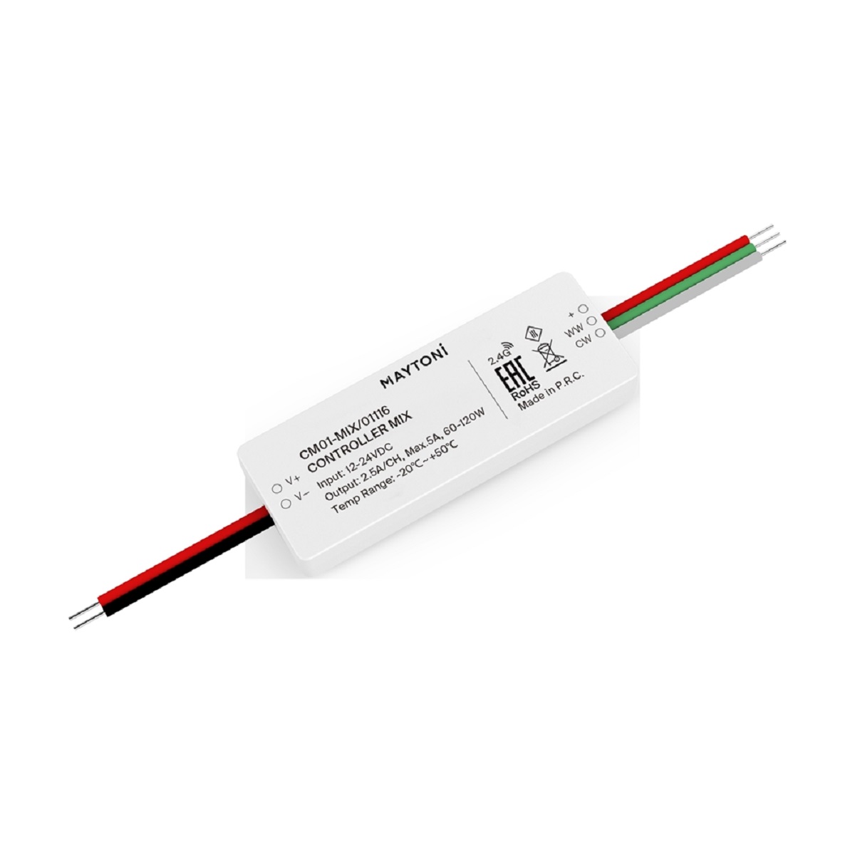 Контроллер для светодиодной ленты MIX Maytoni Led Strip 01116, Белый, 01116 Led Strip
Контроллер для светодиодной ленты MIX Maytoni Led Strip 01116, Белый, 01116 Led Strip