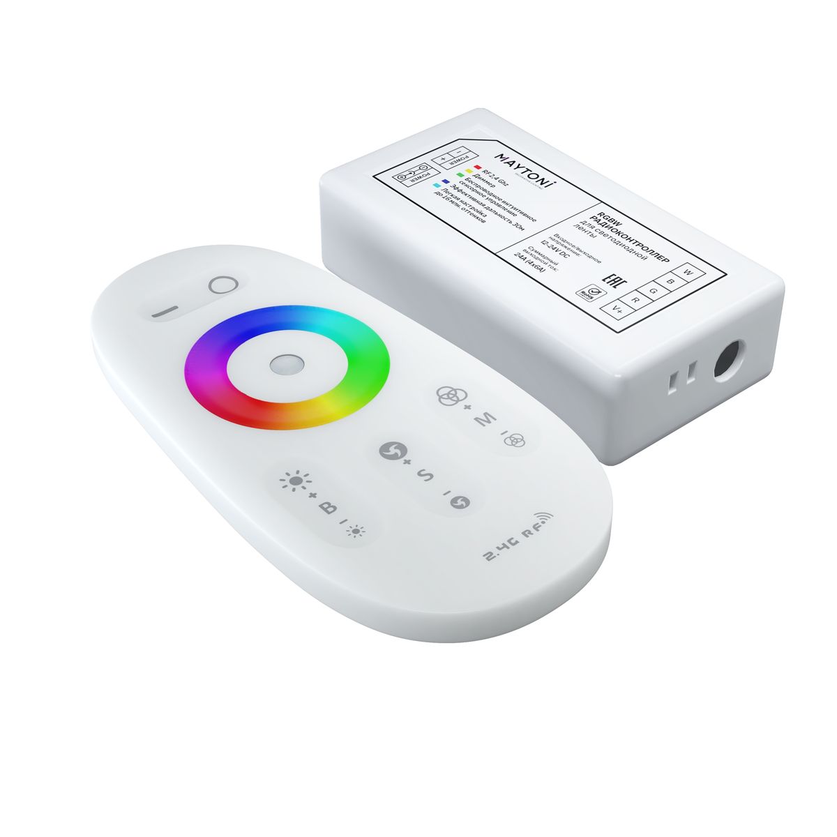Контроллер для RGBW светодиодной ленты Maytoni Technical Led strip CLM003, Белый, CLM003 Led strip
Контроллер для RGBW светодиодной ленты Maytoni Technical Led strip CLM003, Белый, CLM003 Led strip