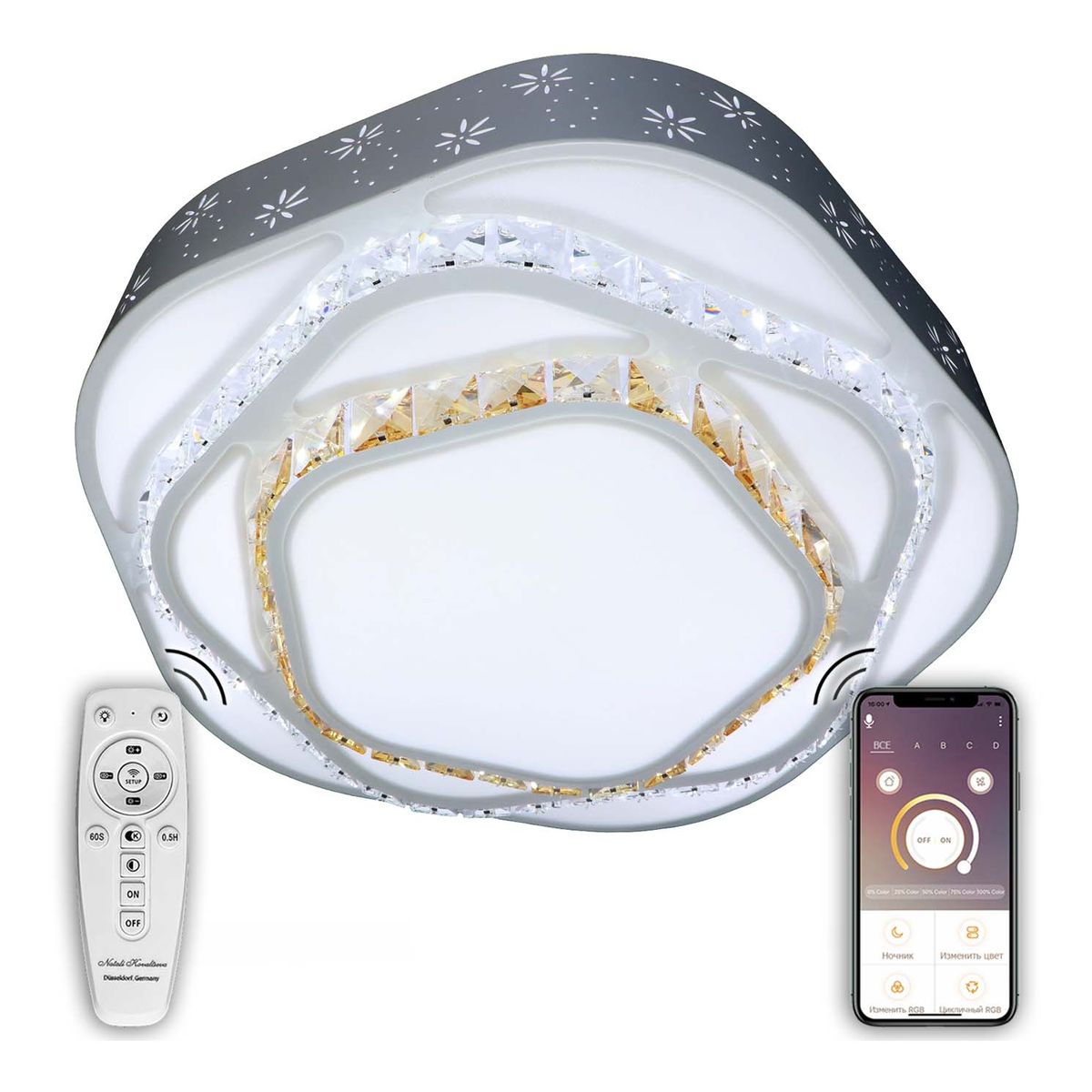Потолочный светодиодный светильник Natali Kovaltseva Technology Style 71025/1W, Белый, Technology Style 71025/1W Led
Потолочный светодиодный светильник Natali Kovaltseva Technology Style 71025/1W, Белый, Technology Style 71025/1W Led