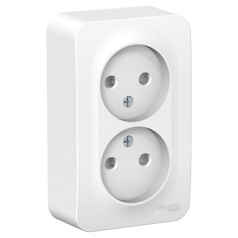 Розетка двойная 2К Schneider Electric Blanca 16A 250V со шторками белая BLNRA001211, Белый, BLNRA001211 Blanca
Розетка двойная 2К Schneider Electric Blanca 16A 250V со шторками белая BLNRA001211, Белый, BLNRA001211 Blanca