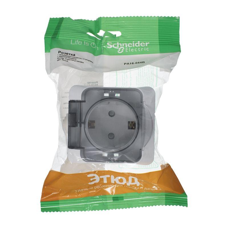 Розетка 2К+З Schneider Electric Этюд 16A 250V со шторками и крышкой белая PA16-044B, Белый, PA16-044B Этюд
Розетка 2К+З Schneider Electric Этюд 16A 250V со шторками и крышкой белая PA16-044B, Белый, PA16-044B Этюд