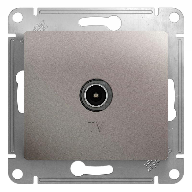 Розетка телевизионная TV Schneider Electric Glossa платина GSL001293, Серебро, GSL001293 Glossa
Розетка телевизионная TV Schneider Electric Glossa платина GSL001293, Серебро, GSL001293 Glossa