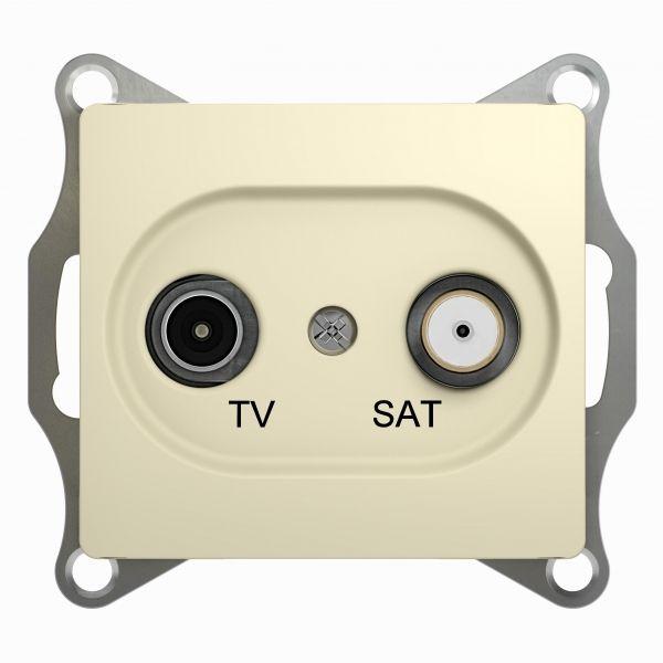 Розетка телевизионная TV/SAT оконечная Schneider Electric Glossa бежевая GSL000297, Бежевый, GSL000297 Glossa
Розетка телевизионная TV/SAT оконечная Schneider Electric Glossa бежевая GSL000297, Бежевый, GSL000297 Glossa