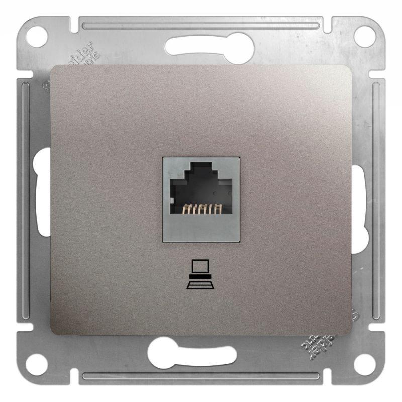 Розетка компьютерная RJ45 Schneider Electric Glossa 5e кат UTP платина GSL001281K, Серебро, GSL001281K Glossa
Розетка компьютерная RJ45 Schneider Electric Glossa 5e кат UTP платина GSL001281K, Серебро, GSL001281K Glossa