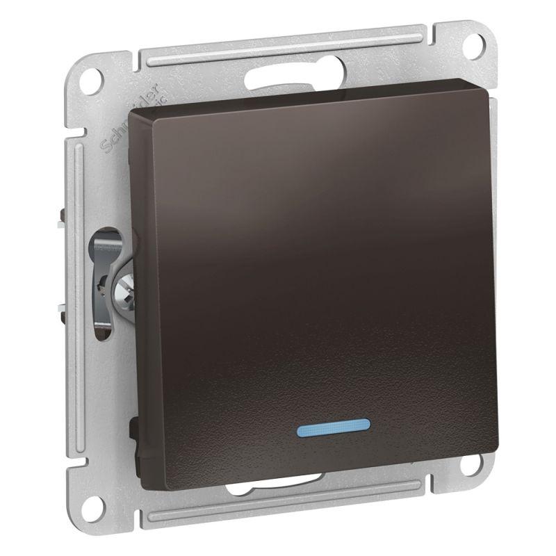 Выключатель одноклавишный Schneider Electric AtlasDesign 10A 250V с подсветкой мокко ATN000613, Коричневый, ATN000613 AtlasDesign
Выключатель одноклавишный Schneider Electric AtlasDesign 10A 250V с подсветкой мокко ATN000613, Коричневый, ATN000613 AtlasDesign