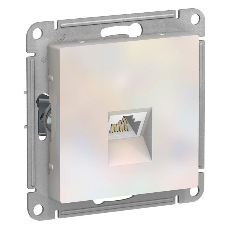 Розетка компьютерная RJ45 Schneider Electric AtlasDesign 5e кат UTP жемчужная ATN000483, Белый жемчуг, ATN000483 AtlasDesign
Розетка компьютерная RJ45 Schneider Electric AtlasDesign 5e кат UTP жемчужная ATN000483, Белый жемчуг, ATN000483 AtlasDesign