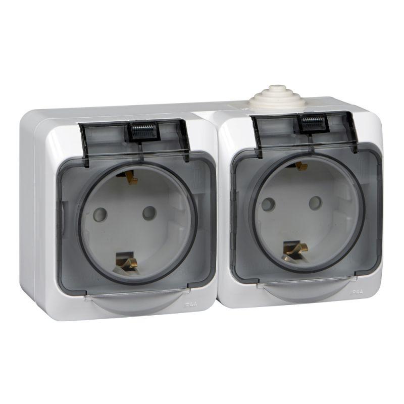 Розетка двойная 2К+З Schneider Electric Этюд 16A 250V с крышкой шторками белая PA16-244B, Белый, PA16-244B Этюд
Розетка двойная 2К+З Schneider Electric Этюд 16A 250V с крышкой шторками белая PA16-244B, Белый, PA16-244B Этюд