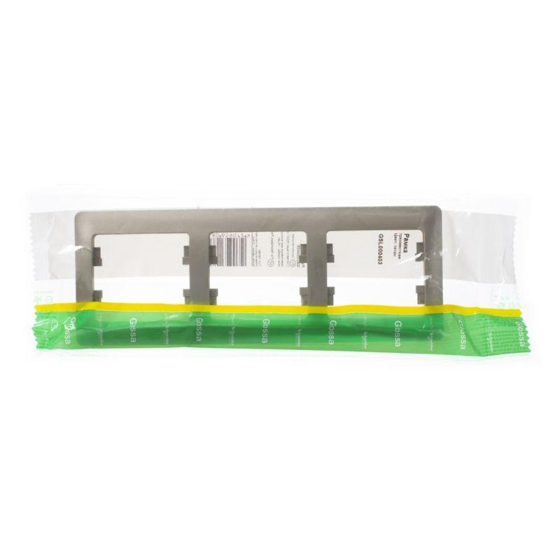 Рамка 3-постовая Schneider Electric Glossa титан GSL000403, Титановый, GSL000403 Glossa
Рамка 3-постовая Schneider Electric Glossa титан GSL000403, Титановый, GSL000403 Glossa