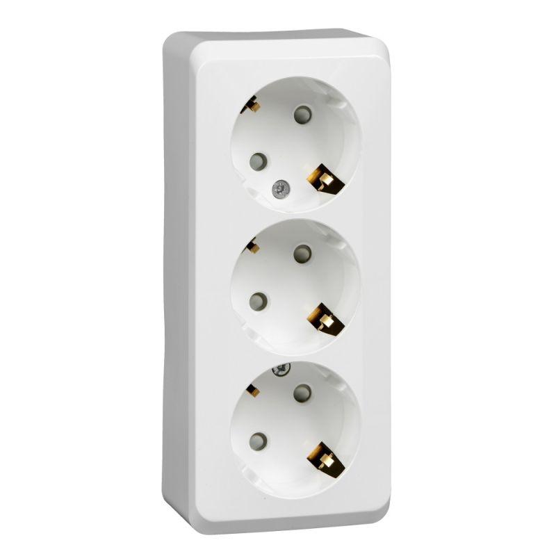 Розетка тройная 2К+3 Schneider Electric Этюд 16A 250V со шторками белая PA16-012B, Белый, PA16-012B Этюд
Розетка тройная 2К+3 Schneider Electric Этюд 16A 250V со шторками белая PA16-012B, Белый, PA16-012B Этюд
