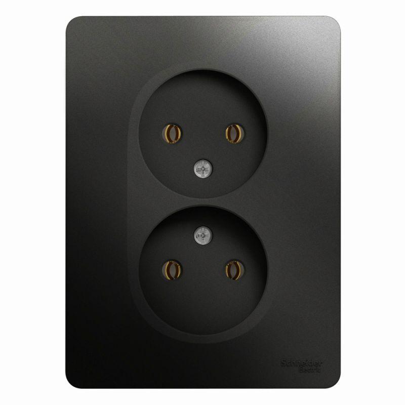 Розетка двойная 2К Schneider Electric Glossa 16A 250V антрацит GSL000720, GSL000720 Glossa
Розетка двойная 2К Schneider Electric Glossa 16A 250V антрацит GSL000720, GSL000720 Glossa