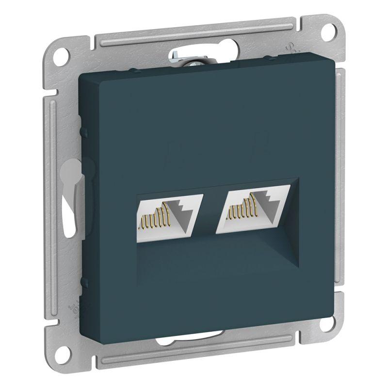Розетка компьютерная двойная RJ45 Schneider Electric AtlasDesign 5e кат UTP изумруд ATN000885, Изумрудный, ATN000885 AtlasDesign
Розетка компьютерная двойная RJ45 Schneider Electric AtlasDesign 5e кат UTP изумруд ATN000885, Изумрудный, ATN000885 AtlasDesign