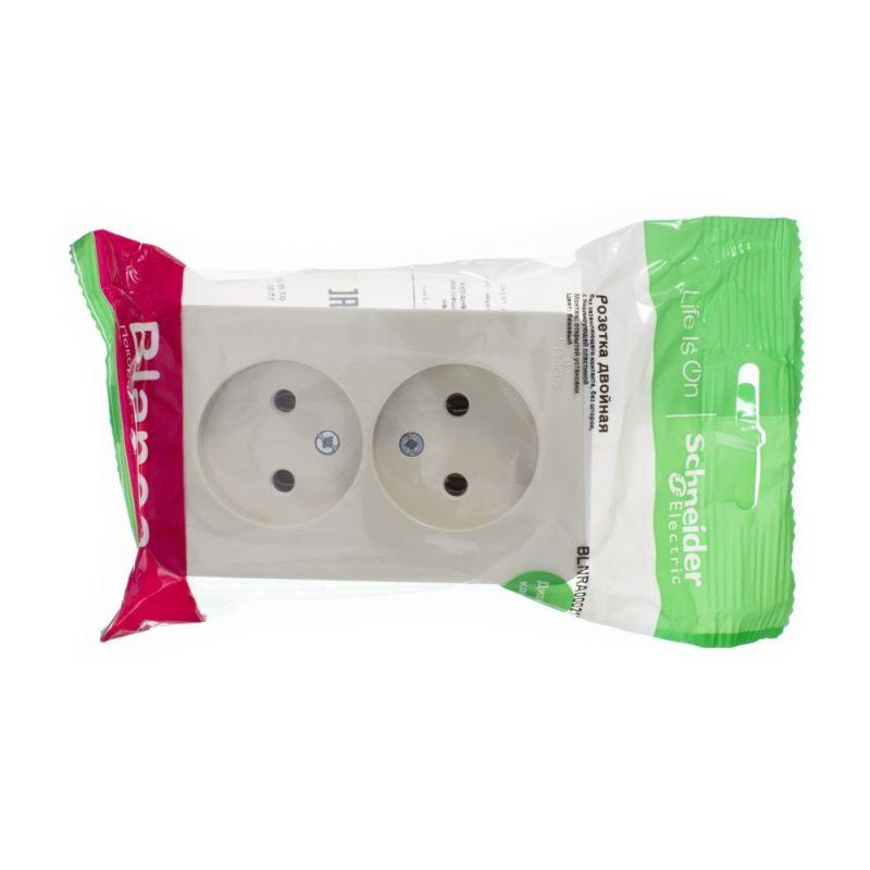 Розетка двойная 2К Schneider Electric Blanca 16A 250V бежевая BLNRA000217, Бежевый, BLNRA000217 Blanca
Розетка двойная 2К Schneider Electric Blanca 16A 250V бежевая BLNRA000217, Бежевый, BLNRA000217 Blanca