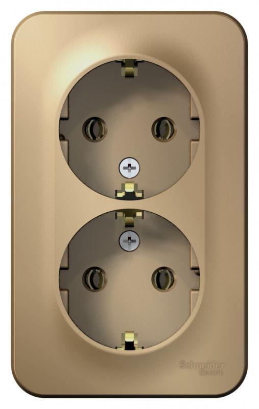 Розетка двойная 2К+З Schneider Electric Blanca 16A 250V титан BLNRA010214, Титановый, BLNRA010214 Blanca
Розетка двойная 2К+З Schneider Electric Blanca 16A 250V титан BLNRA010214, Титановый, BLNRA010214 Blanca