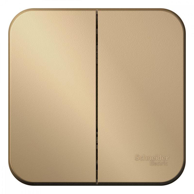 Выключатель двухклавишный Schneider Electric Blanca 10A 250V титан BLNVA105014, Титановый, BLNVA105014 Blanca
Выключатель двухклавишный Schneider Electric Blanca 10A 250V титан BLNVA105014, Титановый, BLNVA105014 Blanca
