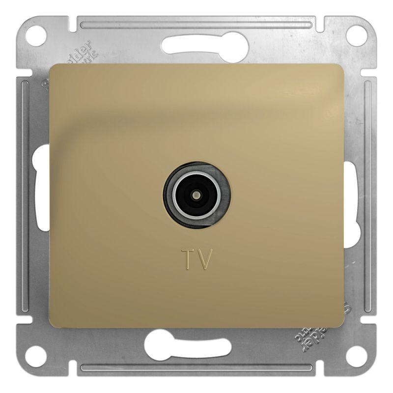 Розетка телевизионная TV Schneider Electric Glossa титан GSL000493, Титановый, GSL000493 Glossa
Розетка телевизионная TV Schneider Electric Glossa титан GSL000493, Титановый, GSL000493 Glossa