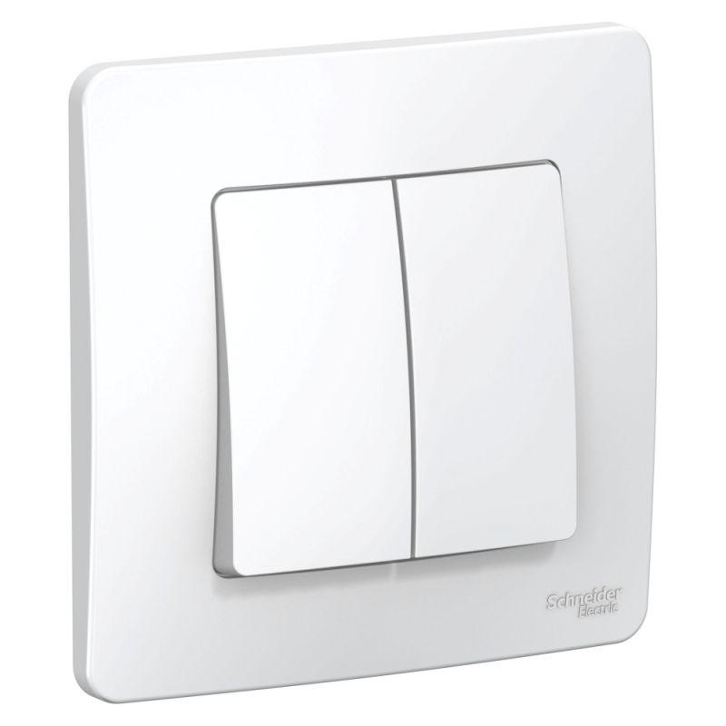 Переключатель двухклавишный проходной Schneider Electric Blanca 10A 250V белый BLNVS106601, BLNVS106601 Blanca
Переключатель двухклавишный проходной Schneider Electric Blanca 10A 250V белый BLNVS106601, BLNVS106601 Blanca
