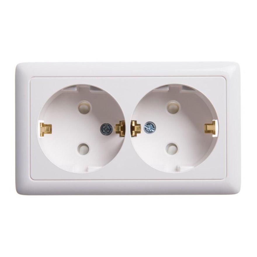 Розетка двойная 2К+З Schneider Electric Хит 16A 250V со шторками белая RA16-239-B, Белый, RA16-239-B Хит
Розетка двойная 2К+З Schneider Electric Хит 16A 250V со шторками белая RA16-239-B, Белый, RA16-239-B Хит