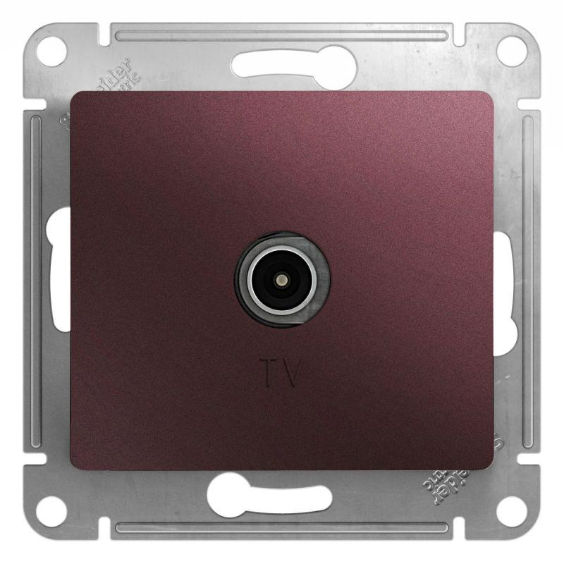 Розетка телевизионная TV Schneider Electric Glossa баклажановая GSL001193, Фиолетовый, GSL001193 Glossa
Розетка телевизионная TV Schneider Electric Glossa баклажановая GSL001193, Фиолетовый, GSL001193 Glossa