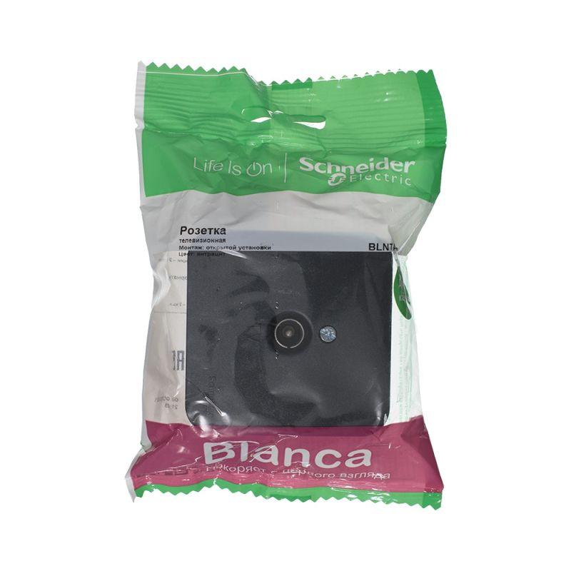 Розетка телевизионная TV Schneider Electric Blanca антрацит BLNTA000016, BLNTA000016 Blanca
Розетка телевизионная TV Schneider Electric Blanca антрацит BLNTA000016, BLNTA000016 Blanca