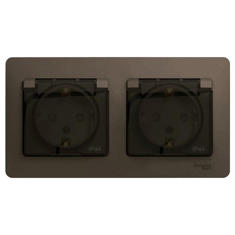 Розетка двойная 2К+З Schneider Electric Glossa 16A 250V со шторками шоколад GSL000847, Коричневый, GSL000847 Glossa
Розетка двойная 2К+З Schneider Electric Glossa 16A 250V со шторками шоколад GSL000847, Коричневый, GSL000847 Glossa