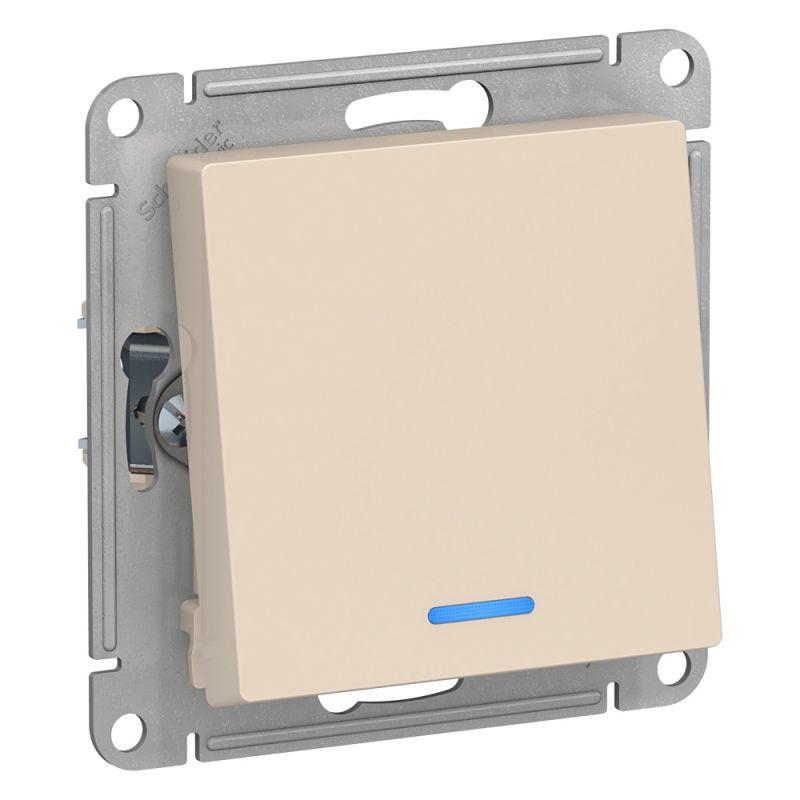 Переключатель одноклавишный проходной Schneider Electric AtlasDesign 10A 250V с подсветкой бежевый ATN000263, ATN000263 AtlasDesign
Переключатель одноклавишный проходной Schneider Electric AtlasDesign 10A 250V с подсветкой бежевый ATN000263, ATN000263 AtlasDesign