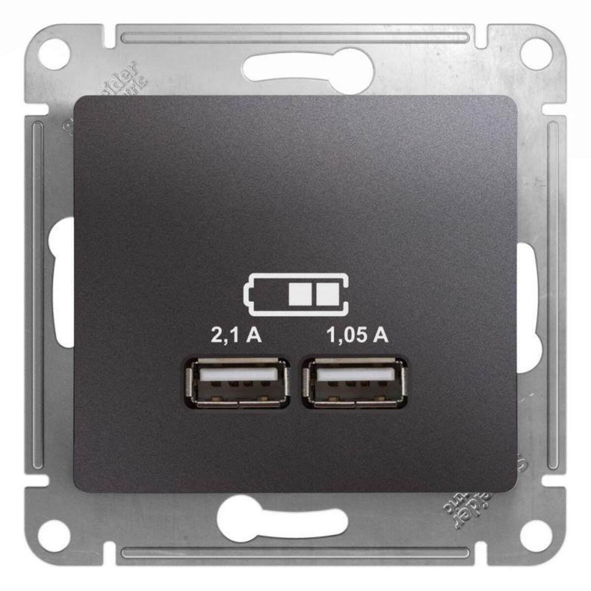 Розетка 2хUSB Schneider Electric Glossa Type A+A графит GSL001333, GSL001333 Glossa ()
Розетка 2хUSB Schneider Electric Glossa Type A+A графит GSL001333, GSL001333 Glossa ()